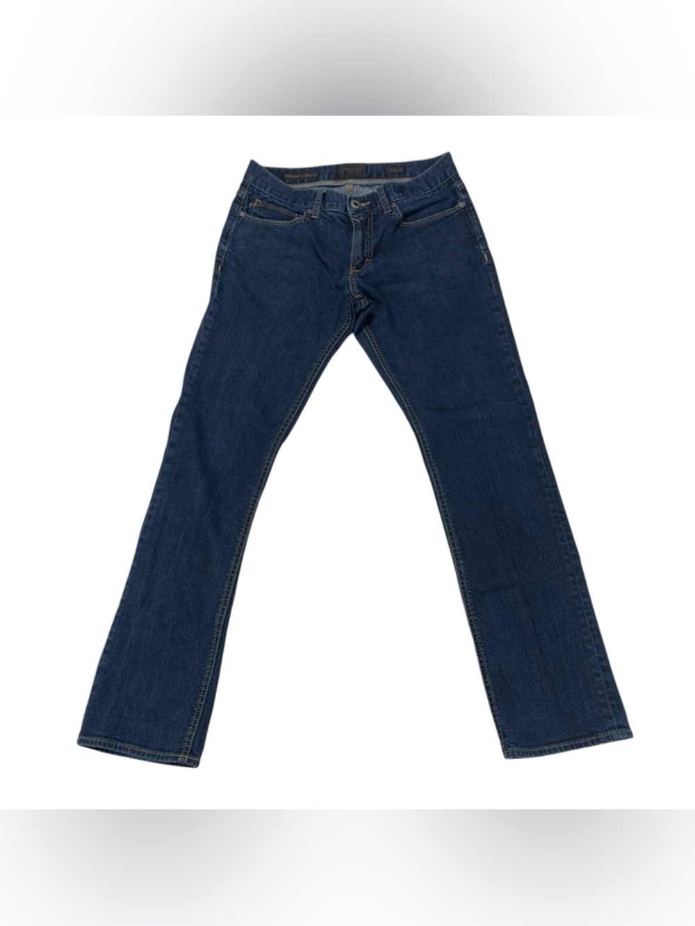 Outpost Makers Men’s 31x32 Straight Jeans Blue Stretch Denim Buckle Dark Wash‎